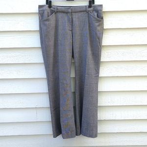 ELIE TAHARI GREY TWEED TROUSERS